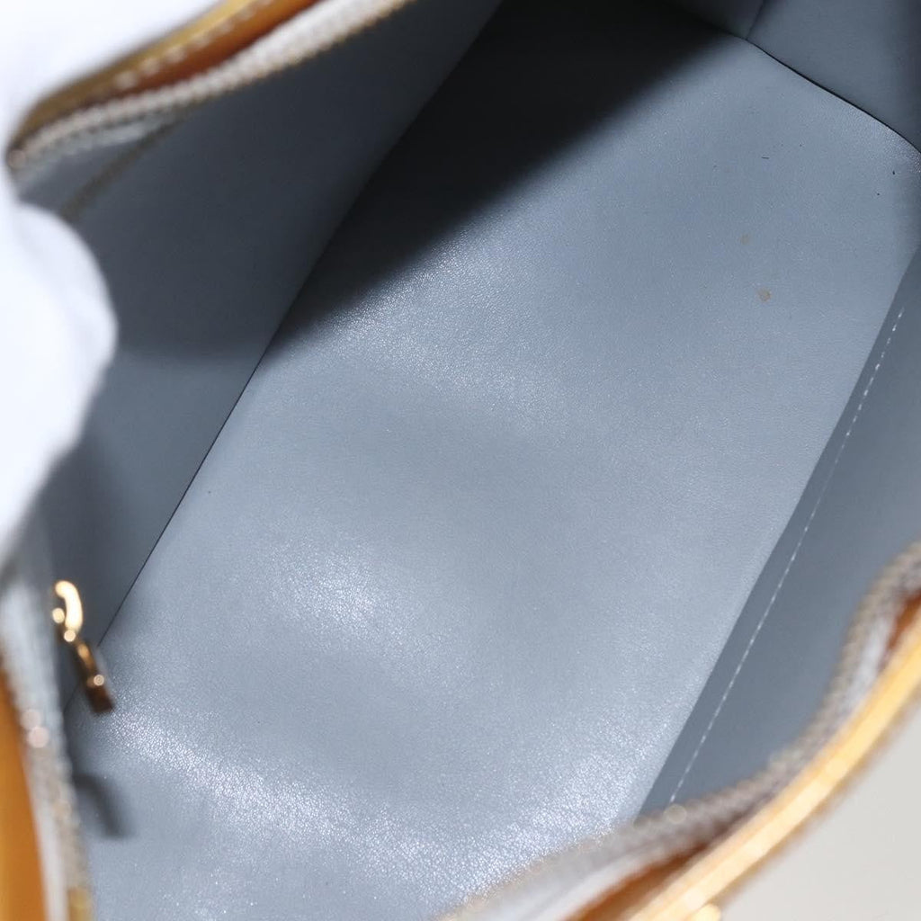Louis Vuitton Houston Handbag Monogram Vernis Beige Patent_Leather Tote Bag