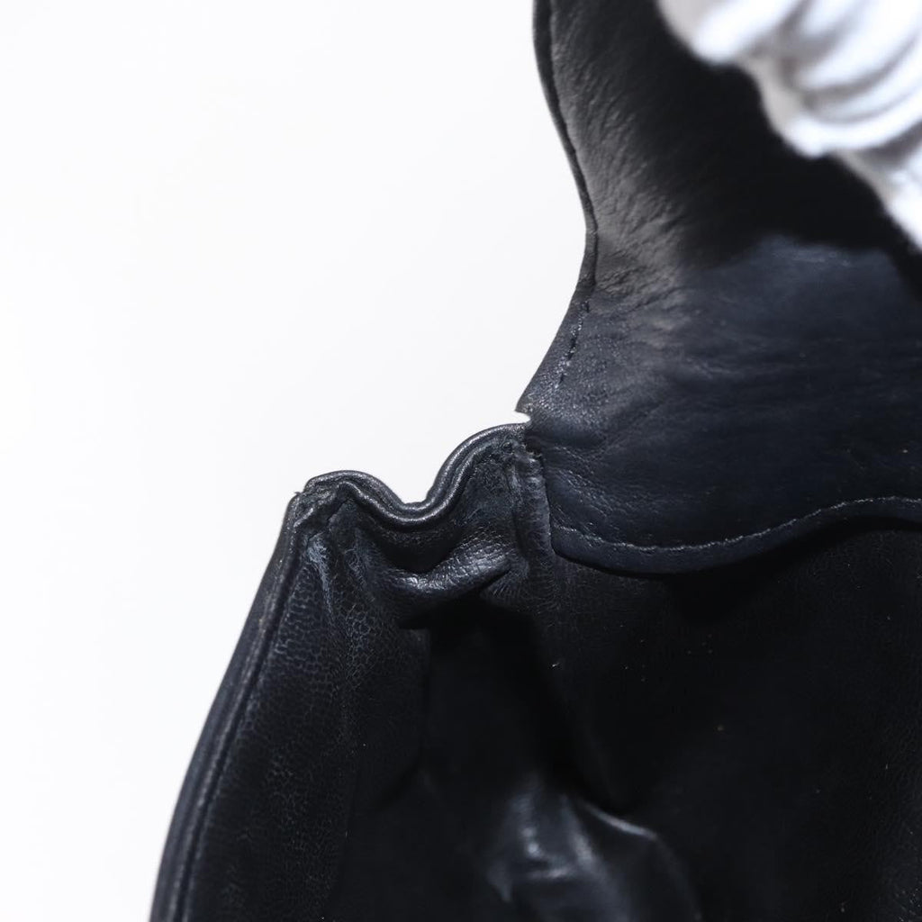 Chanel Chain Envelope Belt Bag Quilted Calfskin Black Leather Clutche & Pouche Bag