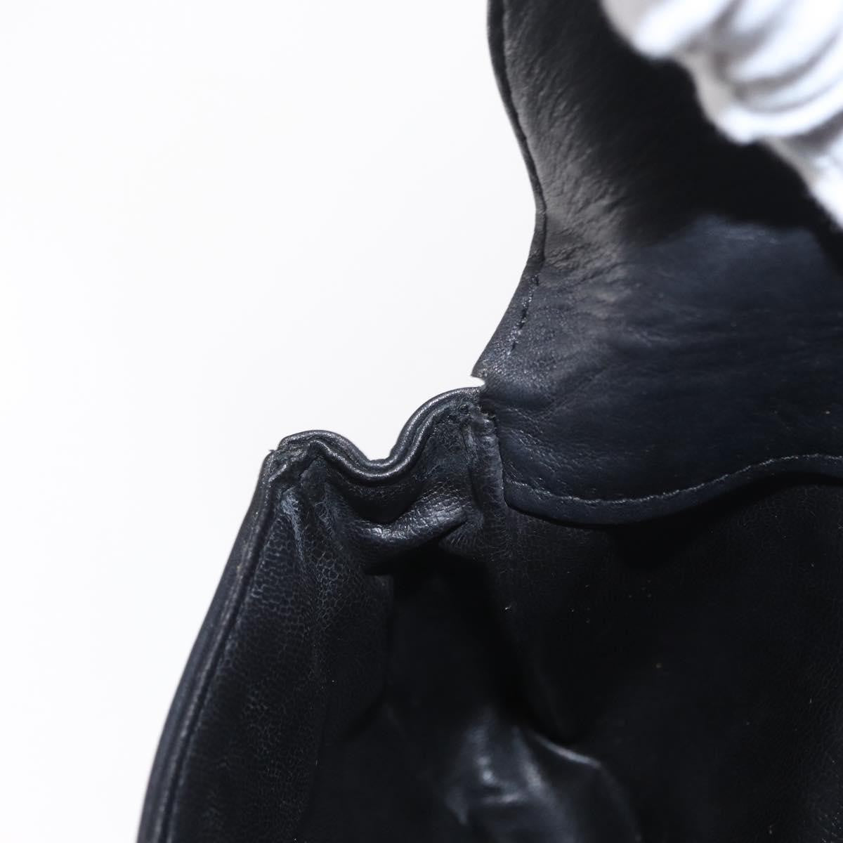Chanel Chain Envelope Belt Bag Quilted Calfskin Black Leather Clutche & Pouche Bag