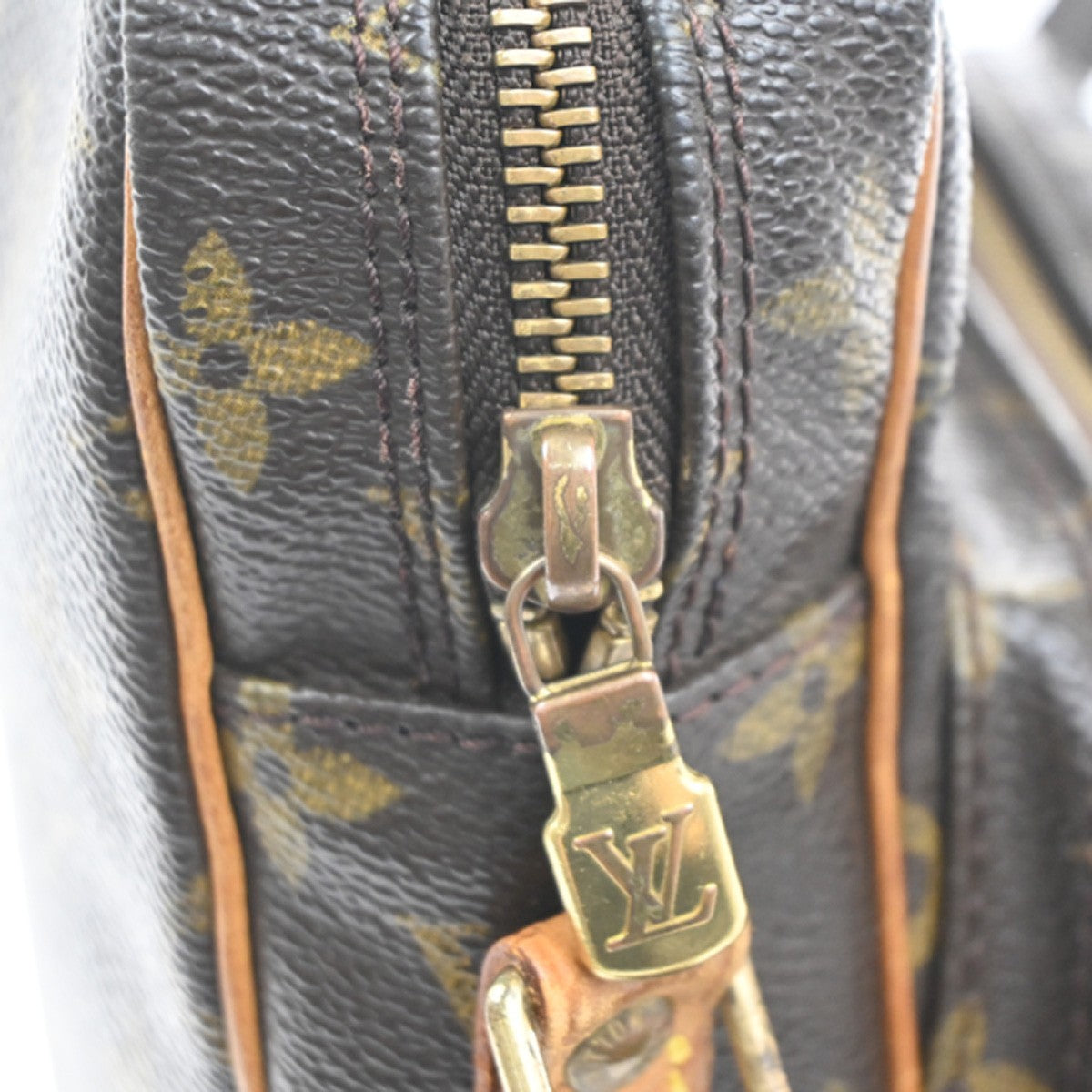 Louis Vuitton Amazone Bag Monogram Canvas Brown Canvas Shoulder Bag