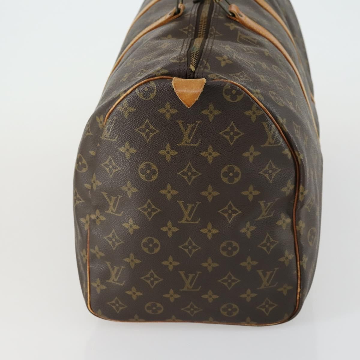 Louis Vuitton Keepall Bag Monogram Canvas Brown Canvas Travel Bag