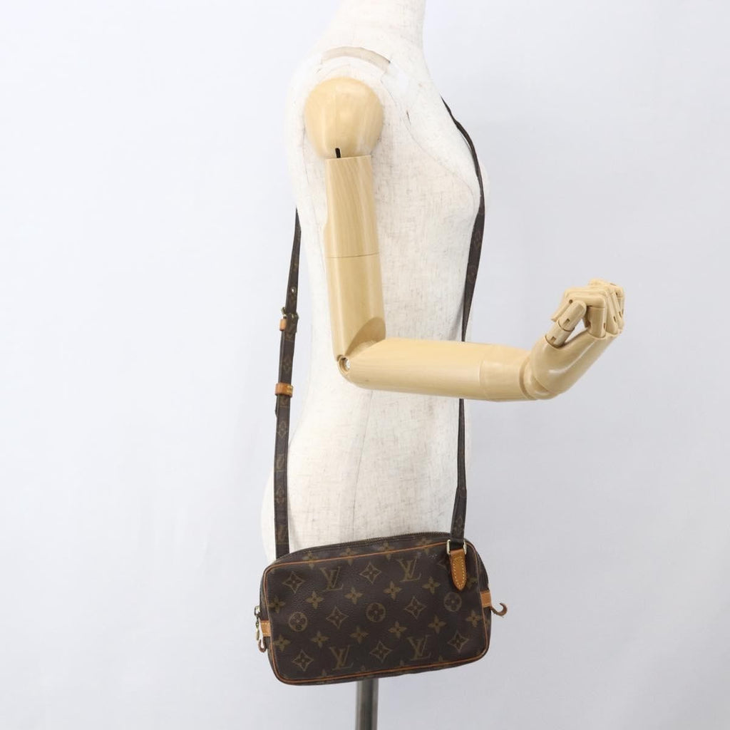 Louis Vuitton Pochette Marly Bandouliere Bag Monogram Canvas Brown Canvas Clutche & Pouche Bag