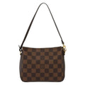 Louis Vuitton Trousse Make Up Bag Damier Canvas Brown Canvas Shoulder Bag