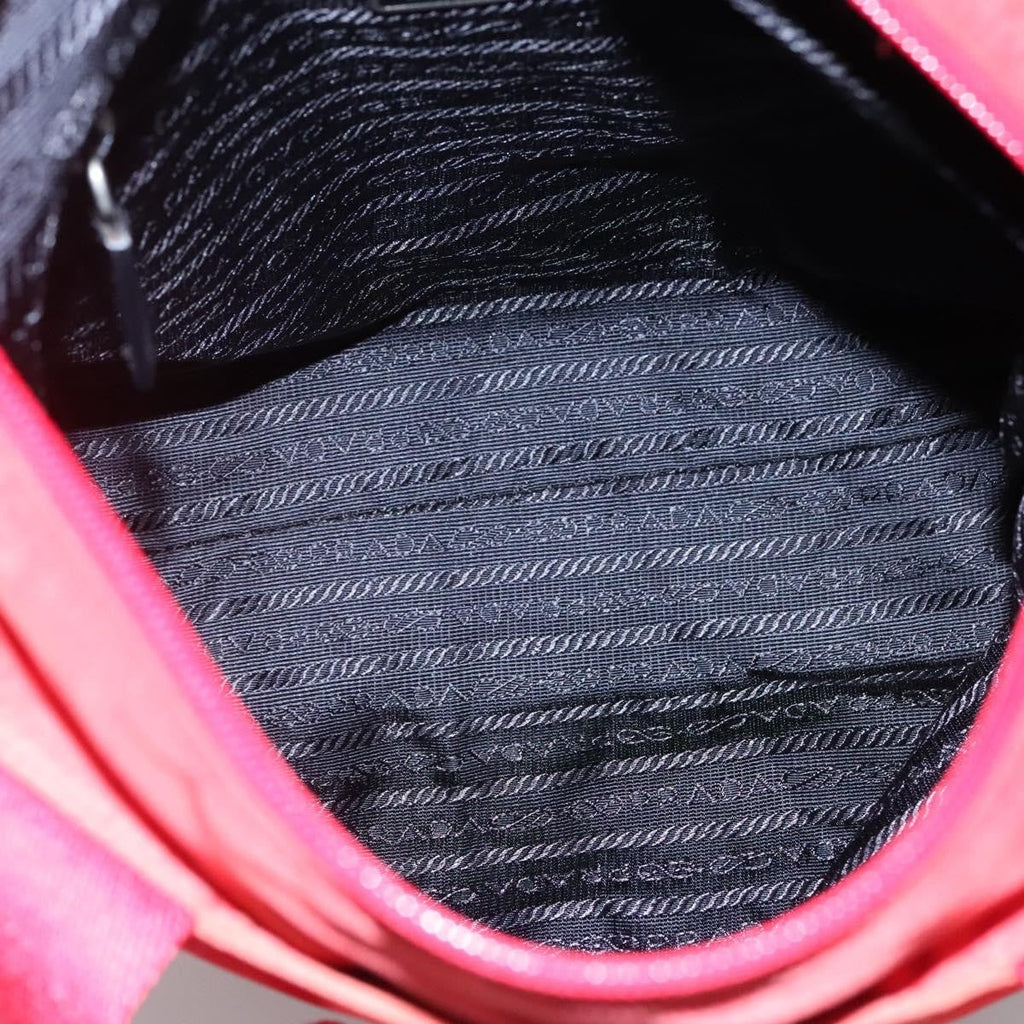 Prada Vintage Zip Tote Tessuto Red Nylon Tote Bag Bag