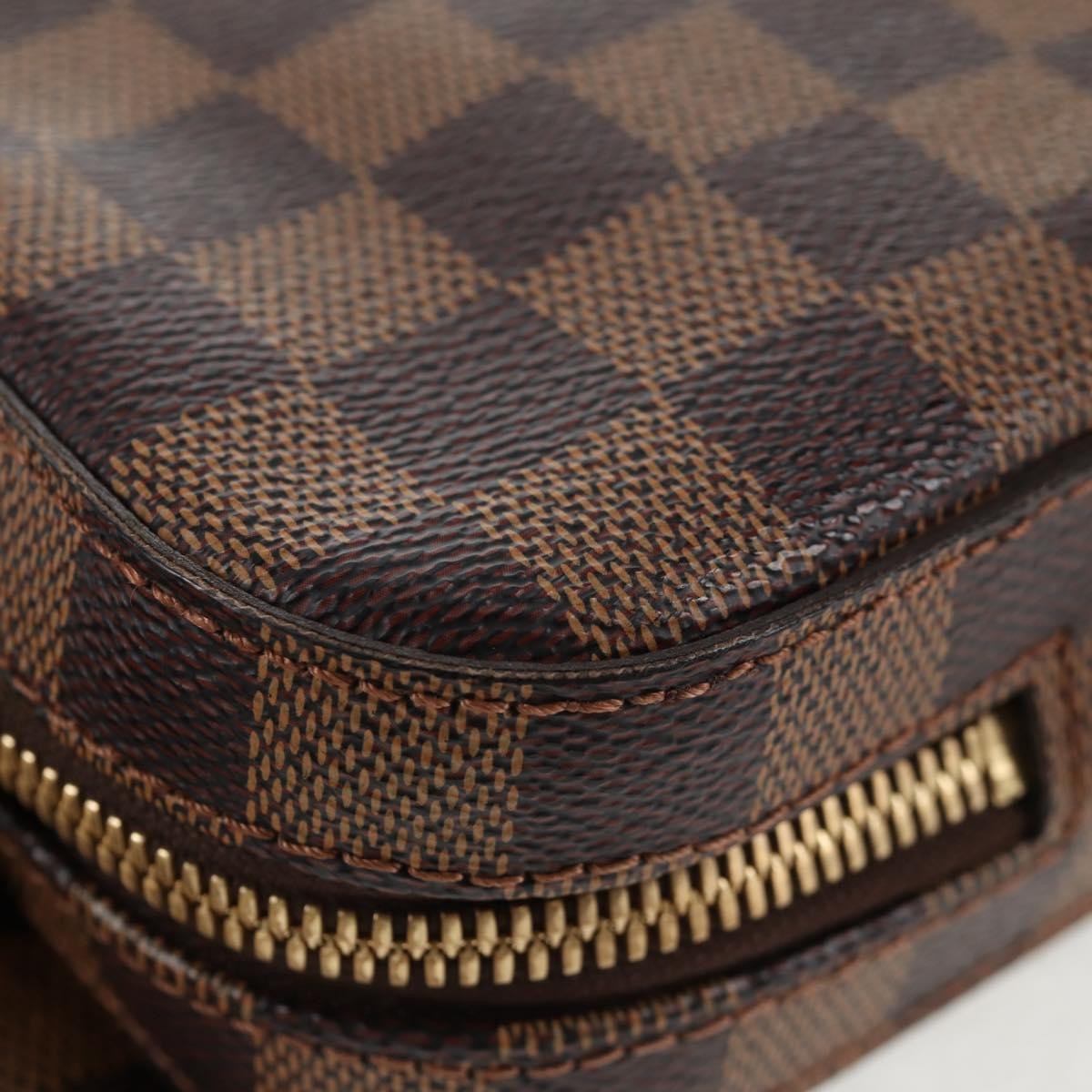 Louis Vuitton Geronimos Waist Bag Damier Brown Canvas Shoulder Bag