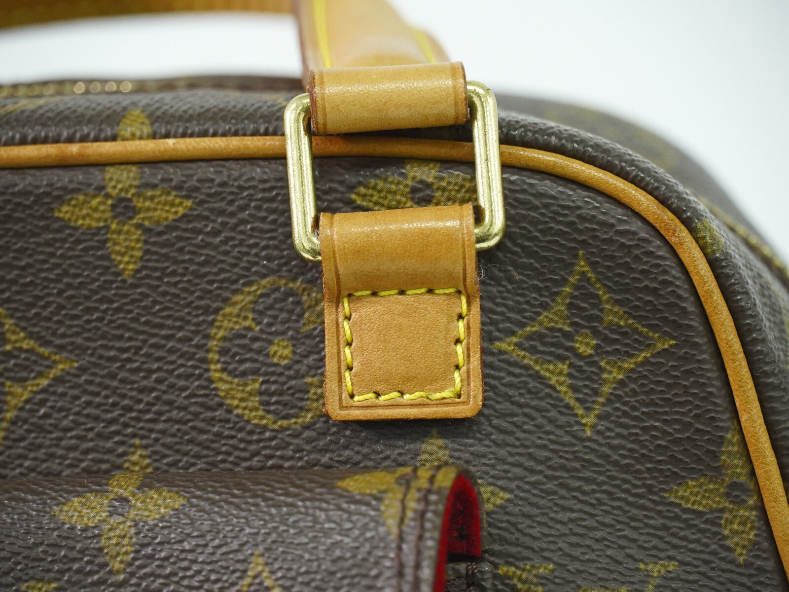 Louis Vuitton Excentri-Cite Handbag Monogram Canvas Brown Canvas Handbag