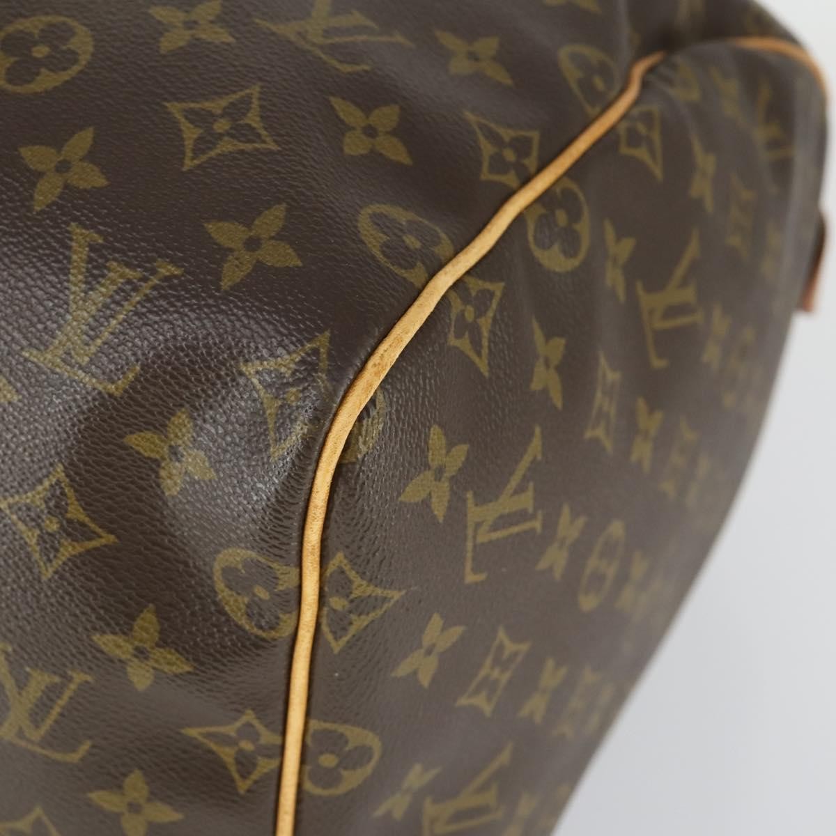 Louis Vuitton Keepall Bag Monogram Canvas Brown Canvas Travel Bag