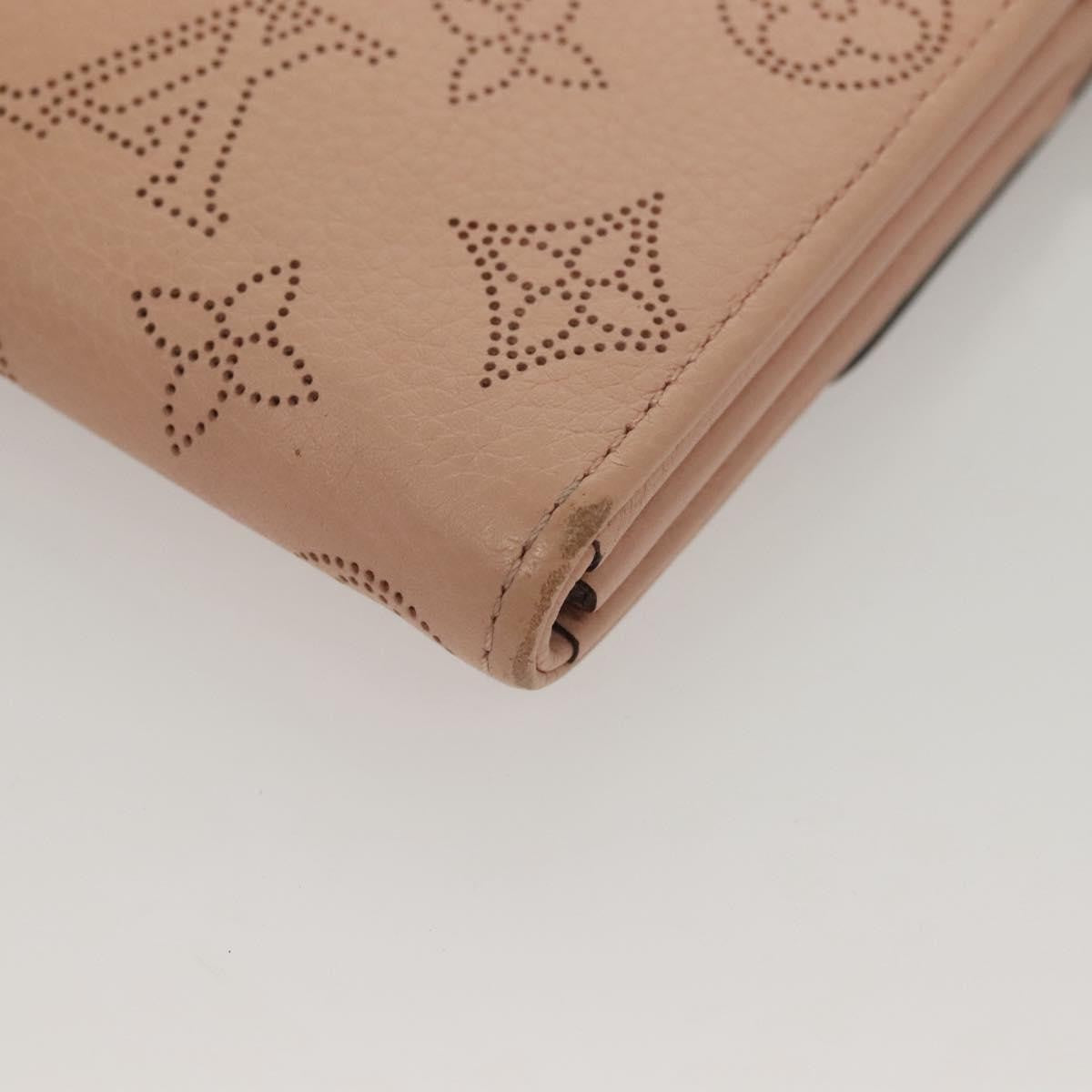 Louis Vuitton Iris Wallet Mahina Leather Pink Leather Wallets Accessory