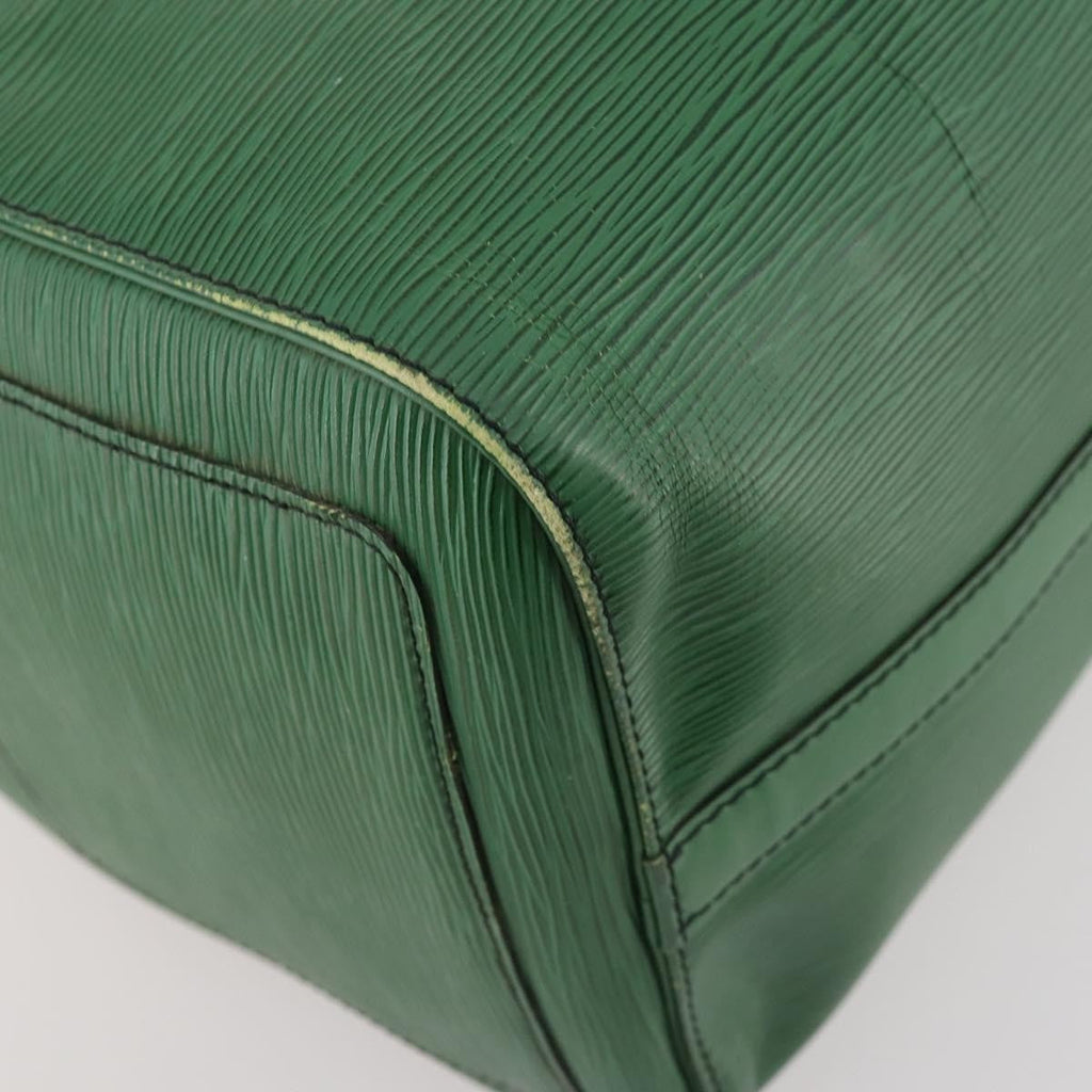 Louis Vuitton Keepall Bag Epi Leather Green Leather Travel Bag