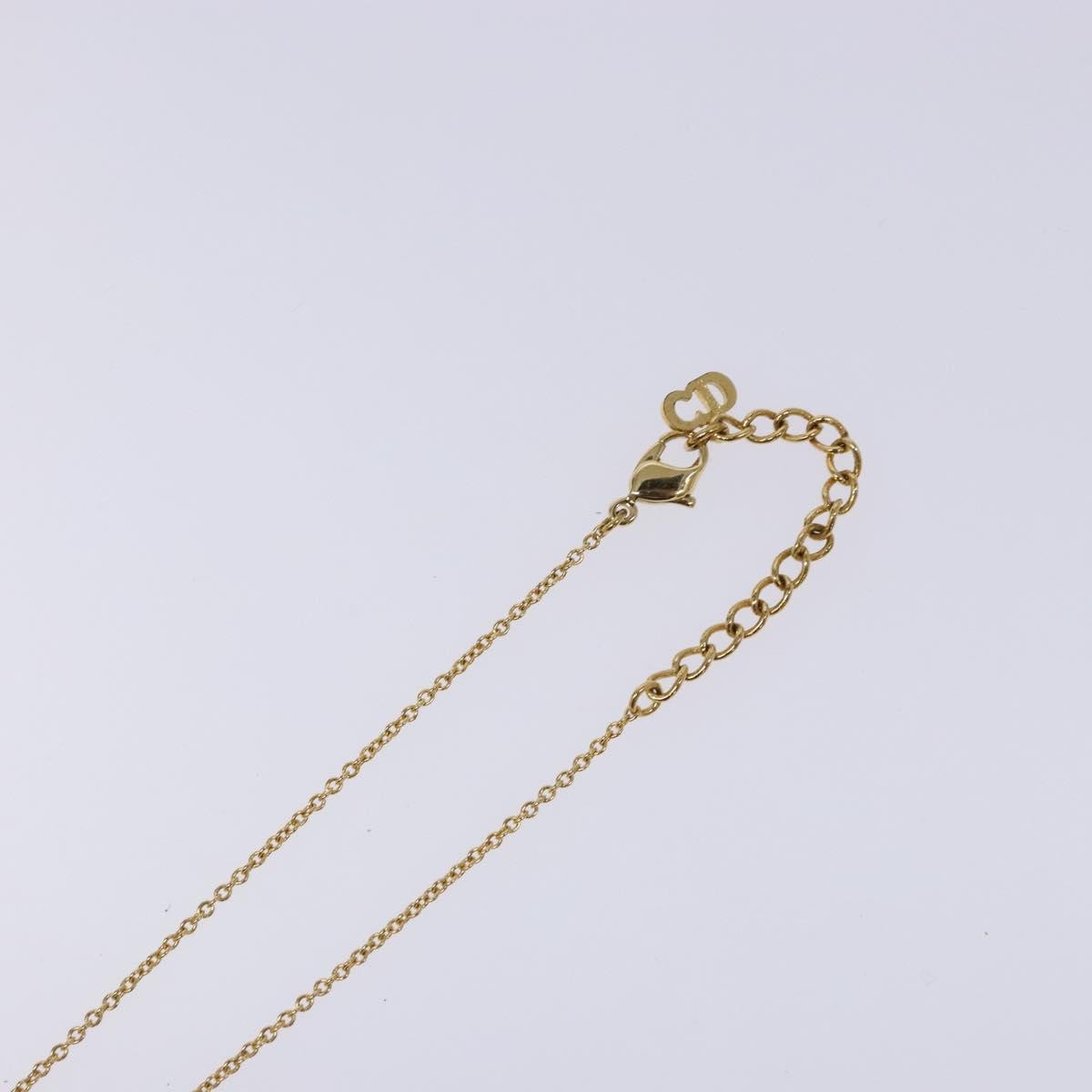 Christian Dior Cd Pendant Necklace Metal Gold Metal Necklace Jewelry (Pre-Owned)