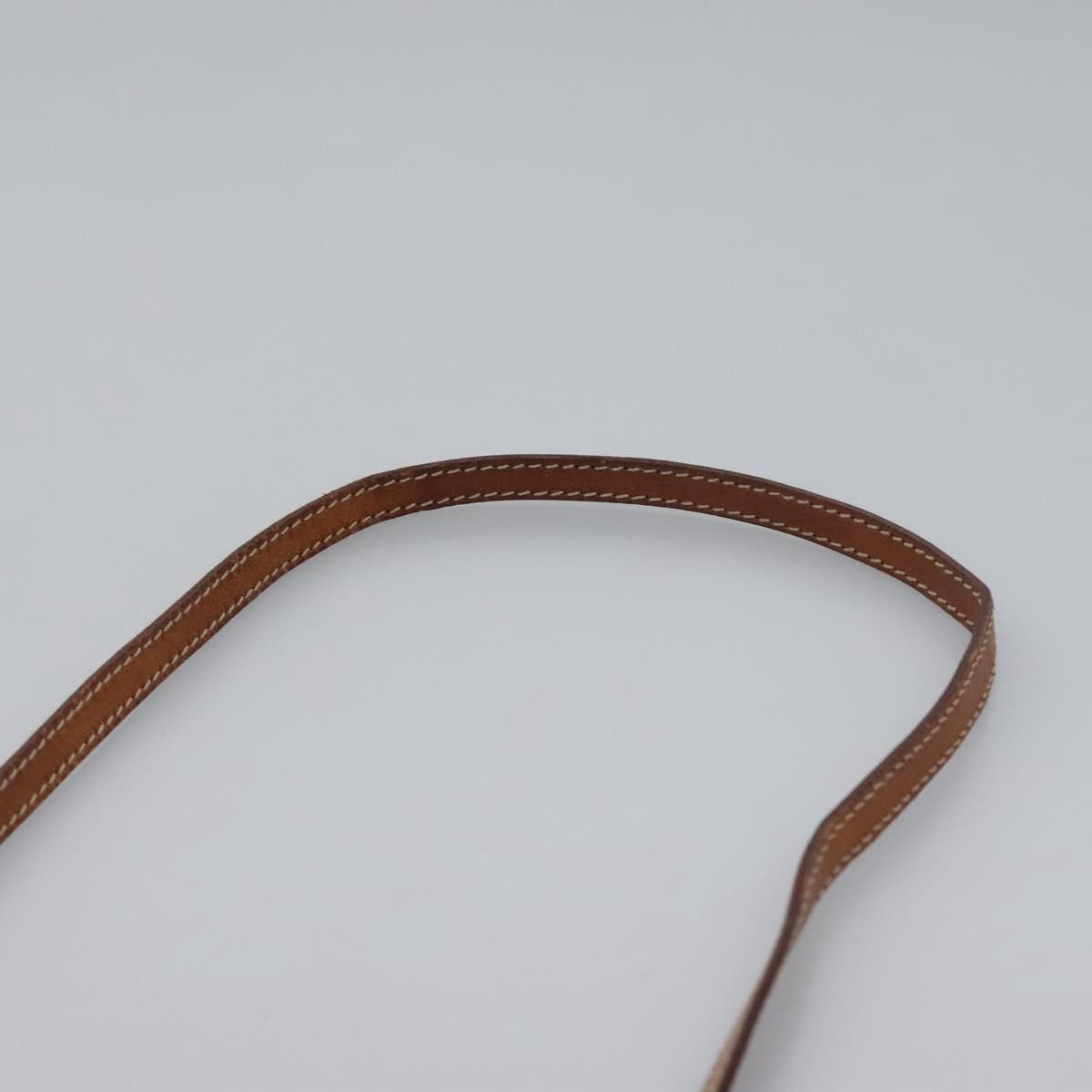 Celine Vintage Macadam Circle Logo Shoulder Bag Canvas And Leather Brown Canvas Shoulder Bag Bag