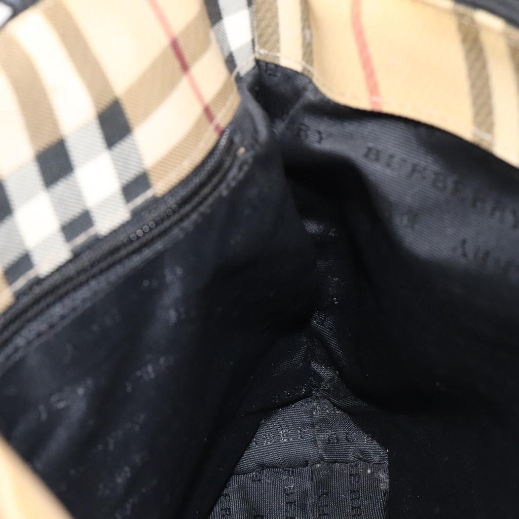 Burberry Nova Check Handbag Nova Check Canvas And Leather Beige Canvas Handbag