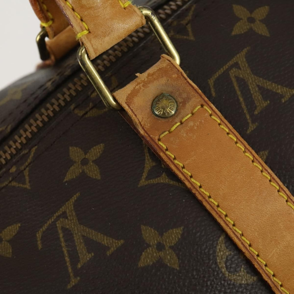 Louis Vuitton Keepall Bag Monogram Canvas Brown Canvas Travel Bag