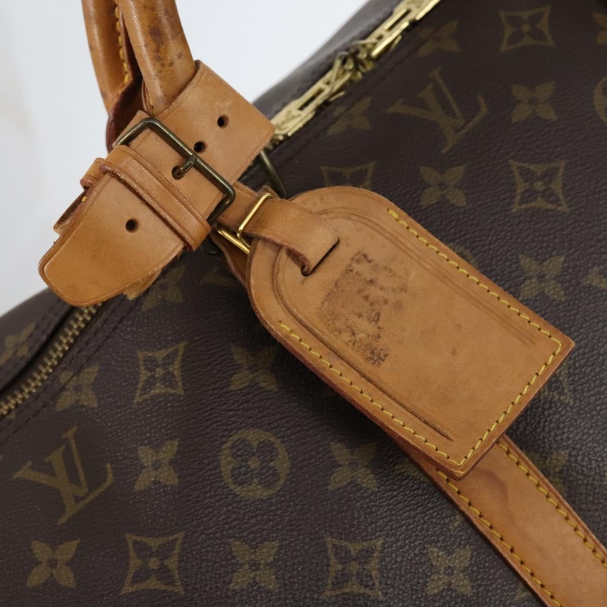 Louis Vuitton Keepall Bag Monogram Canvas Brown Canvas Travel Bag