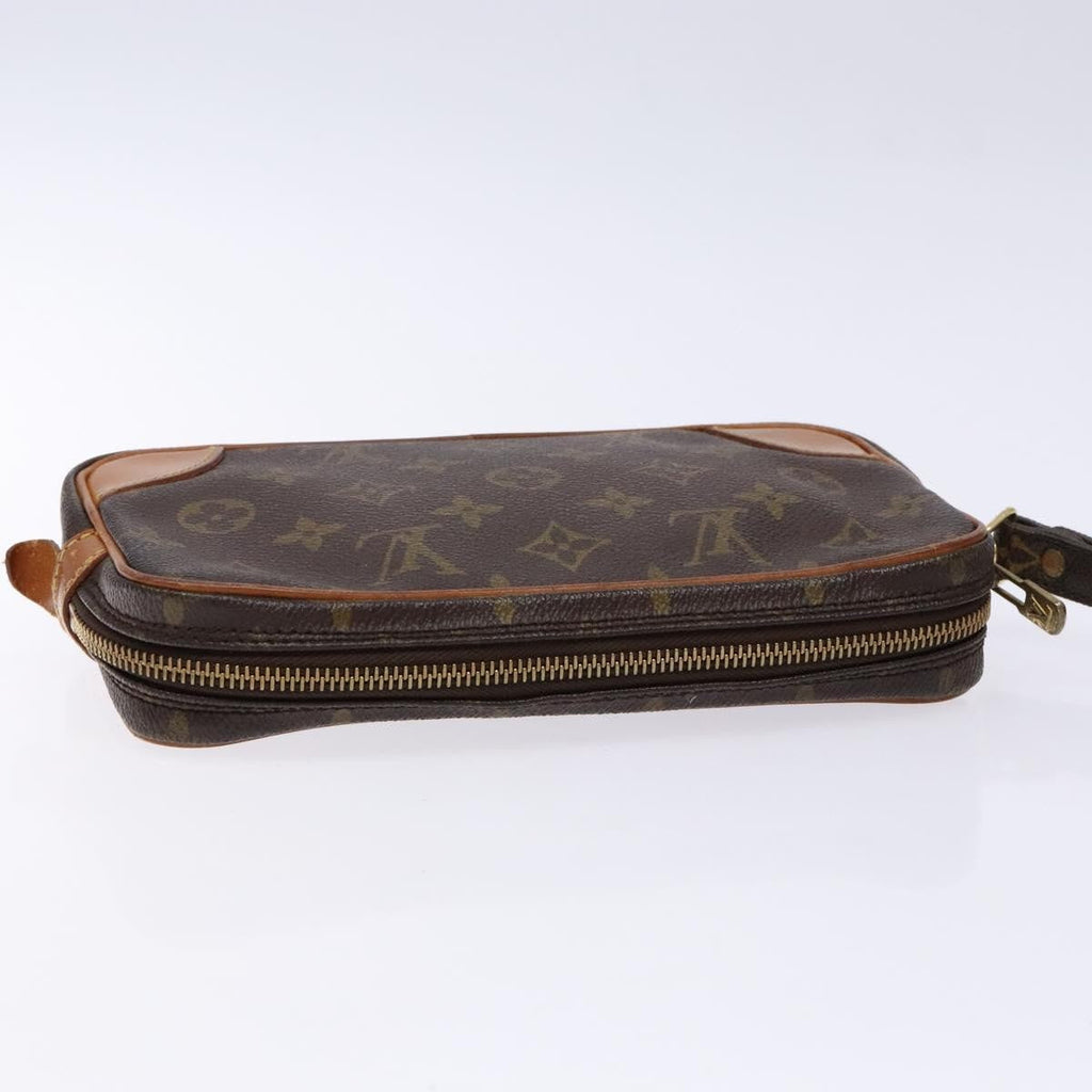 Louis Vuitton Marly Dragonne Clutch Monogram Canvas Brown Canvas Clutche & Pouche Bag