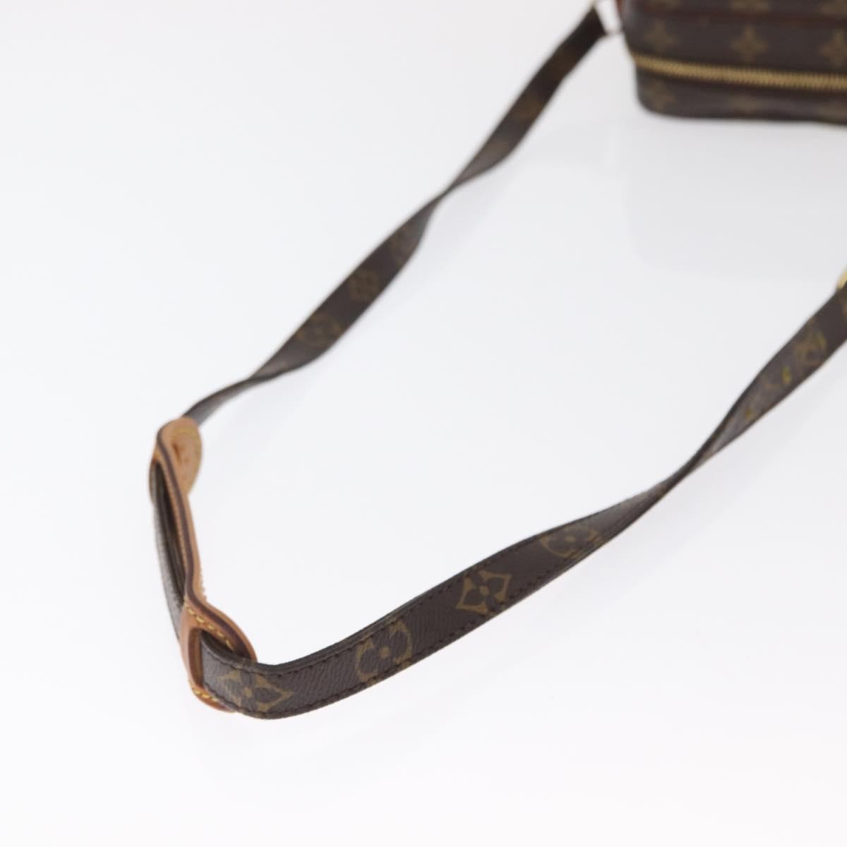 Louis Vuitton Danube Handbag Monogram Canvas Brown Canvas Shoulder Bag