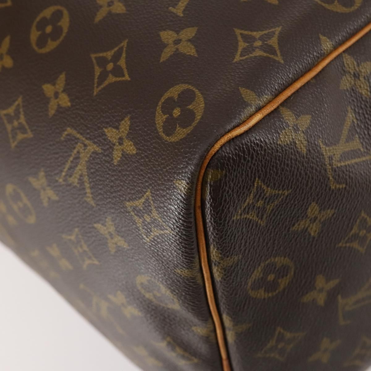 Louis Vuitton Keepall Bag Monogram Canvas Brown Canvas Travel Bag