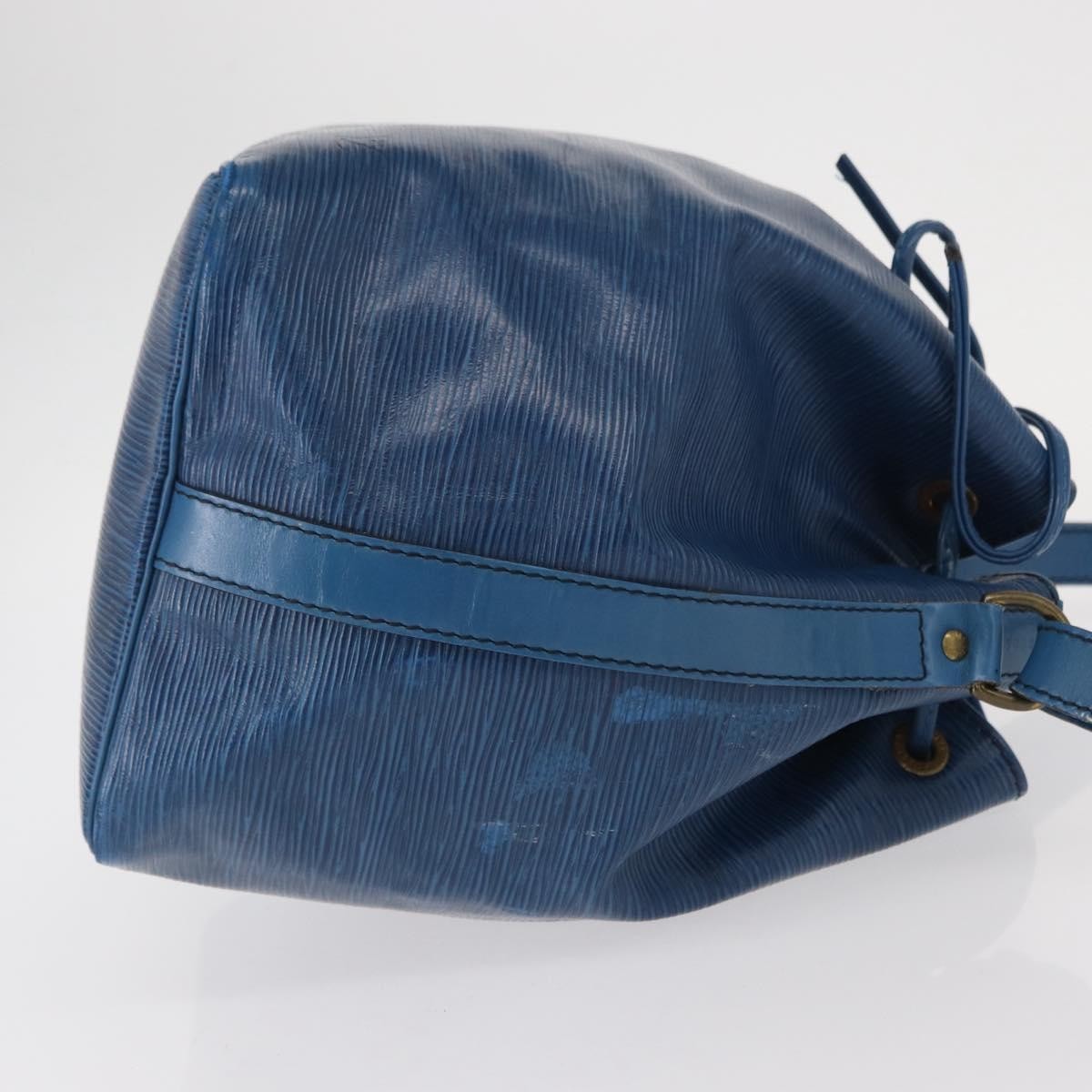 Louis Vuitton Noe Handbag Epi Leather Blue Leather Shoulder Bag