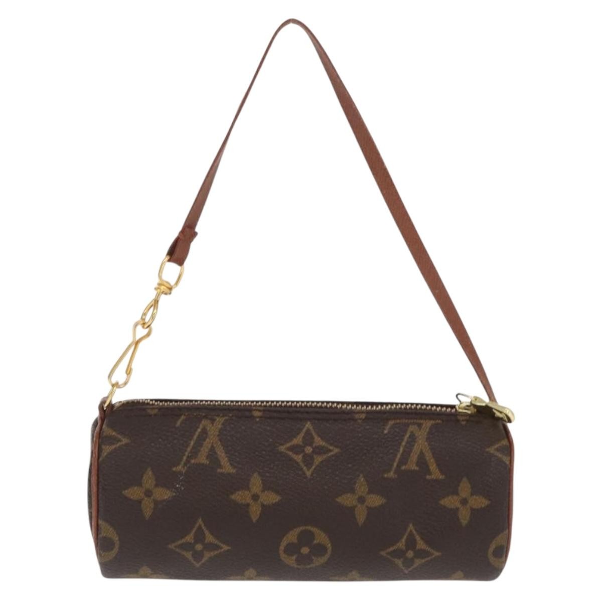 Louis Vuitton Papillon Pochette Monogram Canvas Brown Canvas Clutche & Pouche Bag