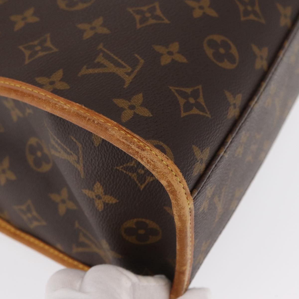 Louis Vuitton Beverly Briefcase Monogram Canvas Brown Canvas Briefcase Bag