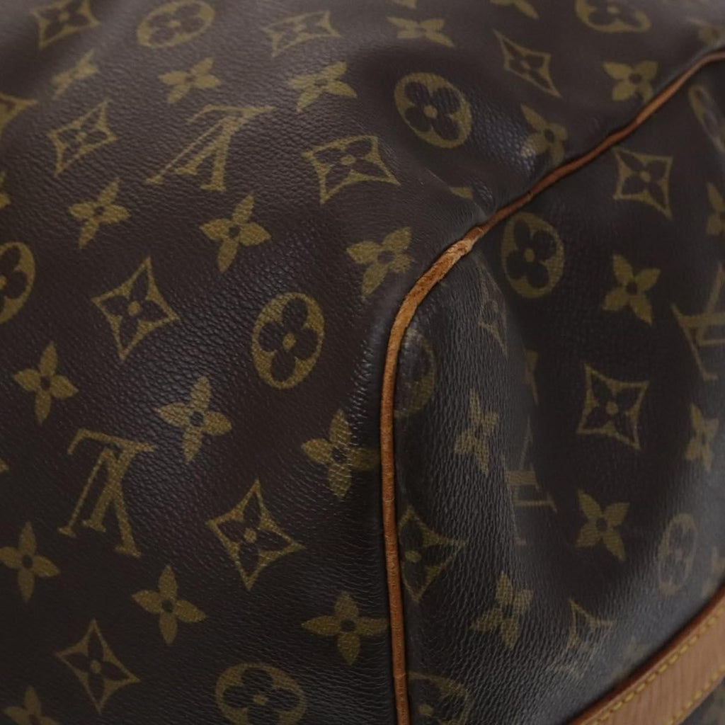 Louis Vuitton Keepall Bandouliere Bag Monogram Canvas Brown Canvas Travel Bag