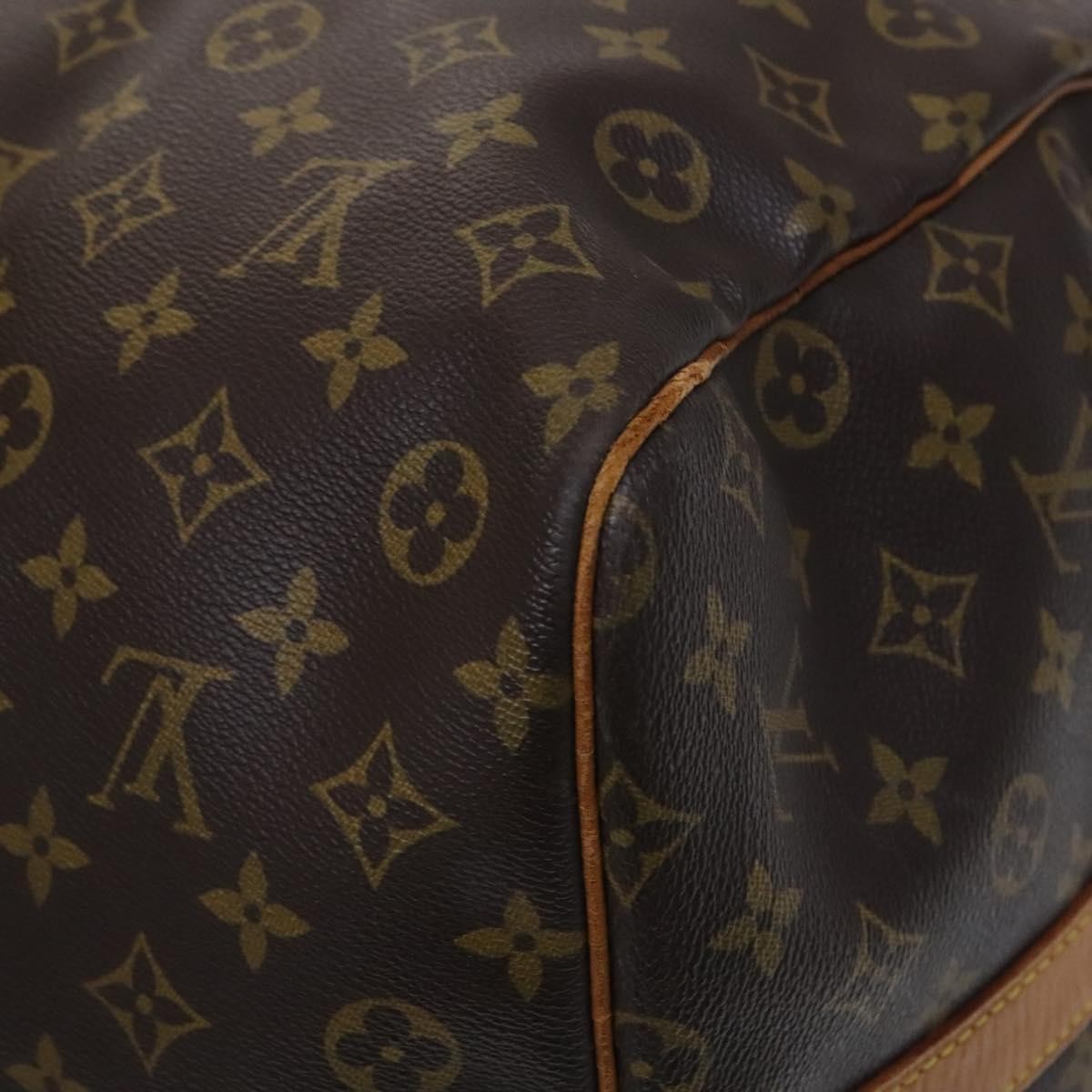 Louis Vuitton Keepall Bandouliere Bag Monogram Canvas Brown Canvas Travel Bag