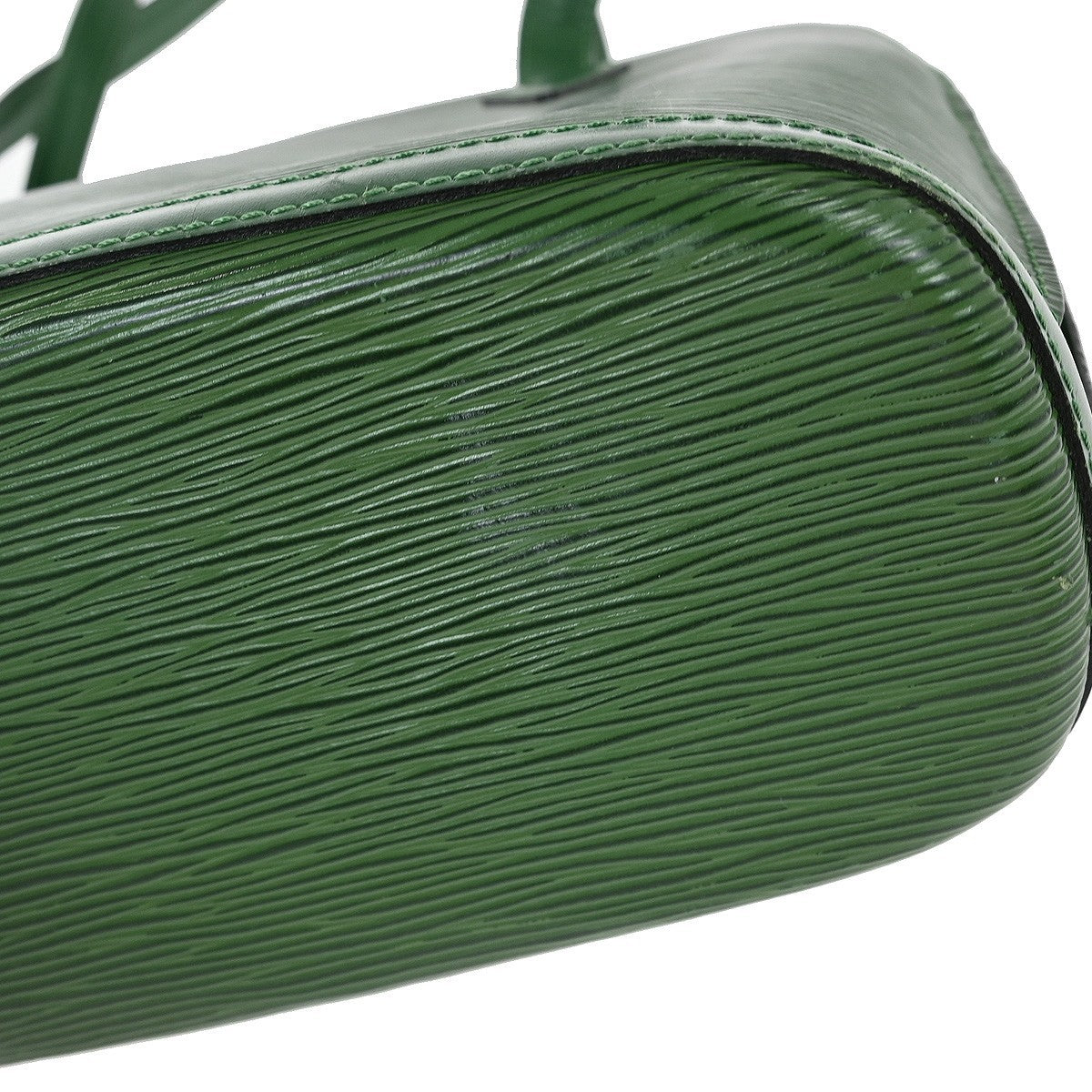 Louis Vuitton Lussac Handbag Epi Leather Green Leather Shoulder Bag