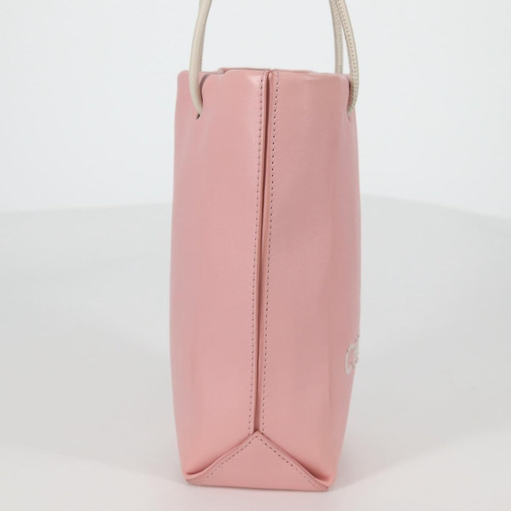 Chanel Essential Shopping Tote Leather Pink Leather Bag