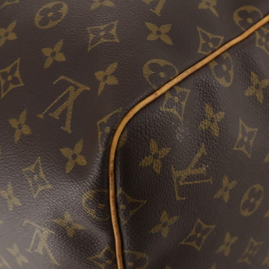 Louis Vuitton Keepall Bag Monogram Canvas Brown Canvas Travel Bag