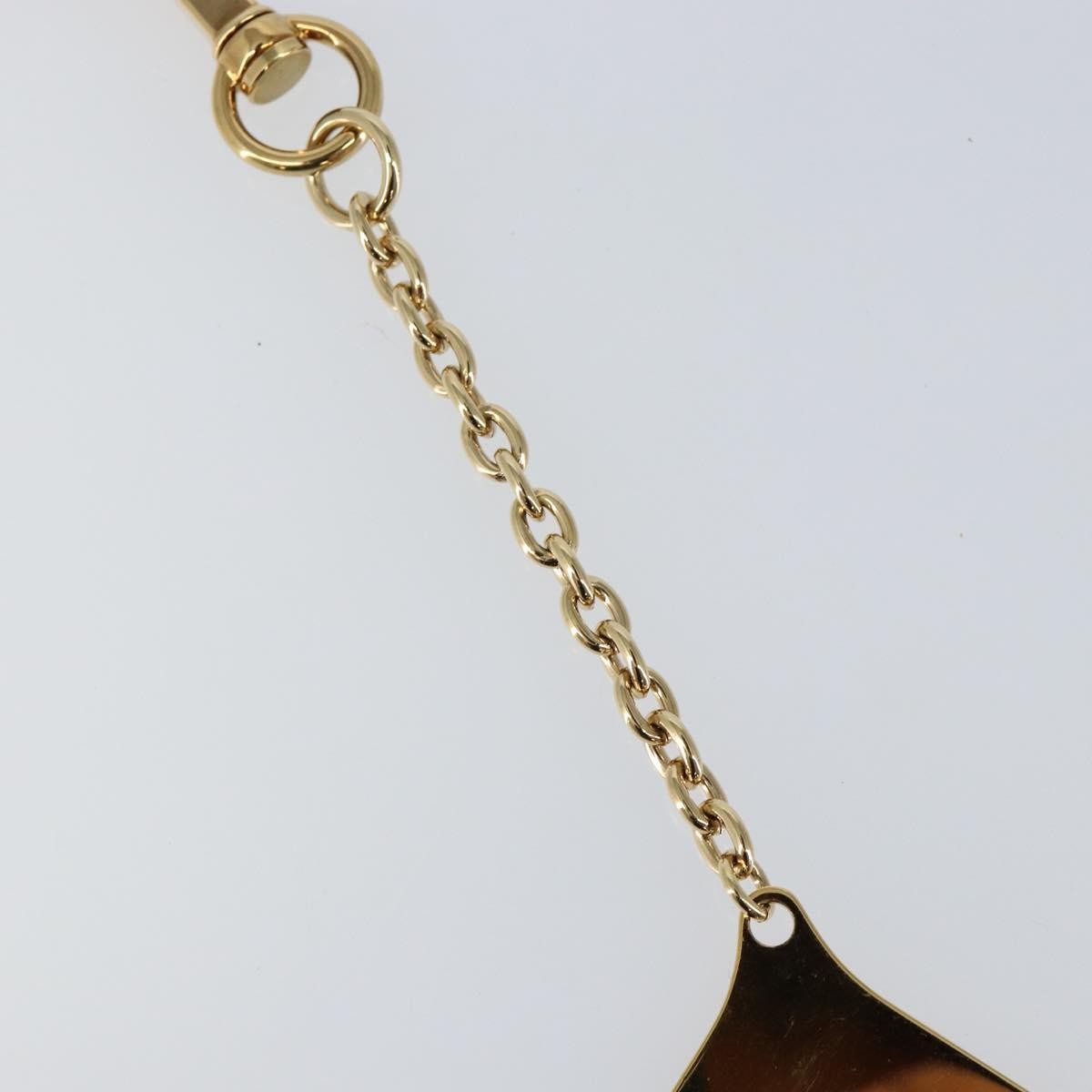 Louis Vuitton Key Chain Metal Gold Metal Accessory