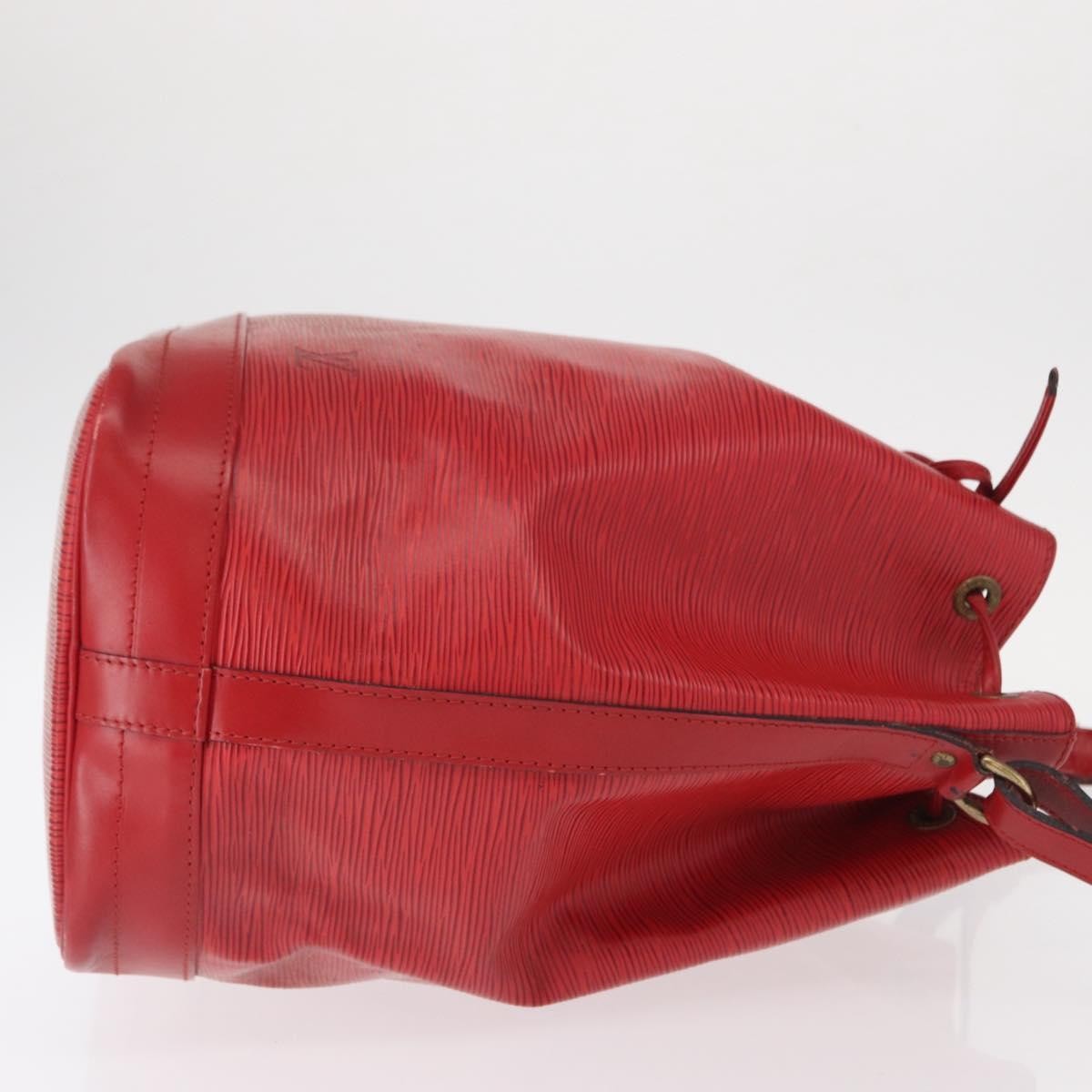 Louis Vuitton Noe Handbag Epi Leather Red Leather Shoulder Bag
