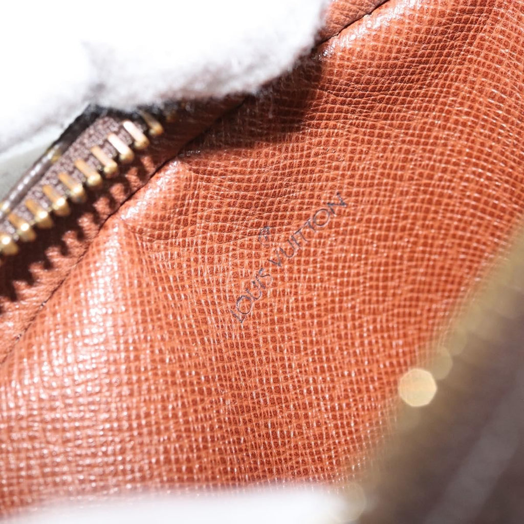 Louis Vuitton Danube Handbag Monogram Canvas Brown Canvas Shoulder Bag