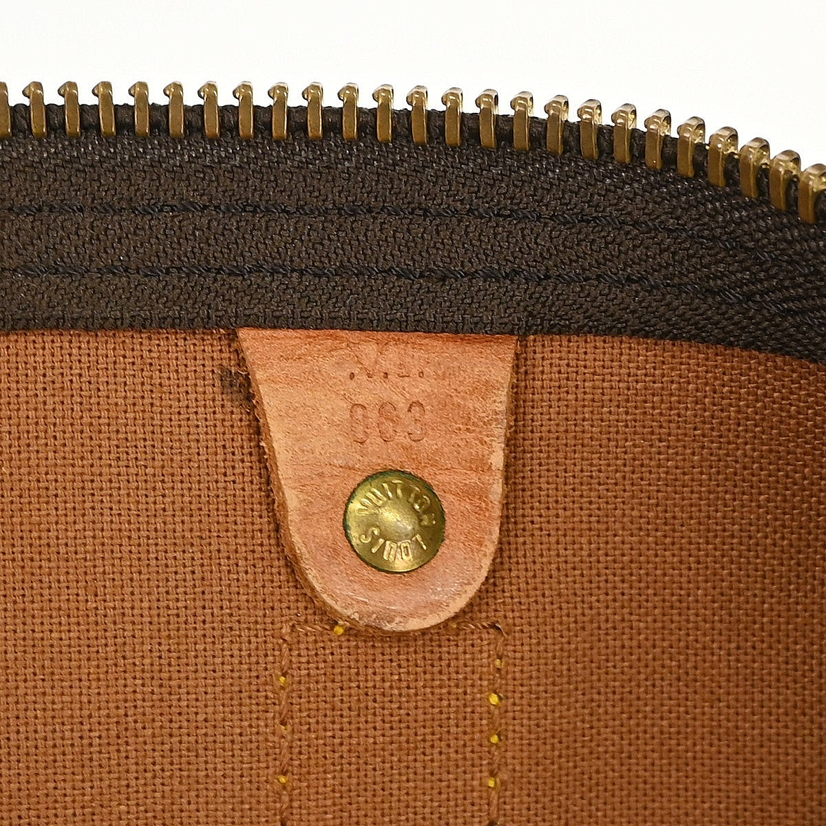 Louis Vuitton Keepall Bag Monogram Canvas Brown Canvas Travel Bag