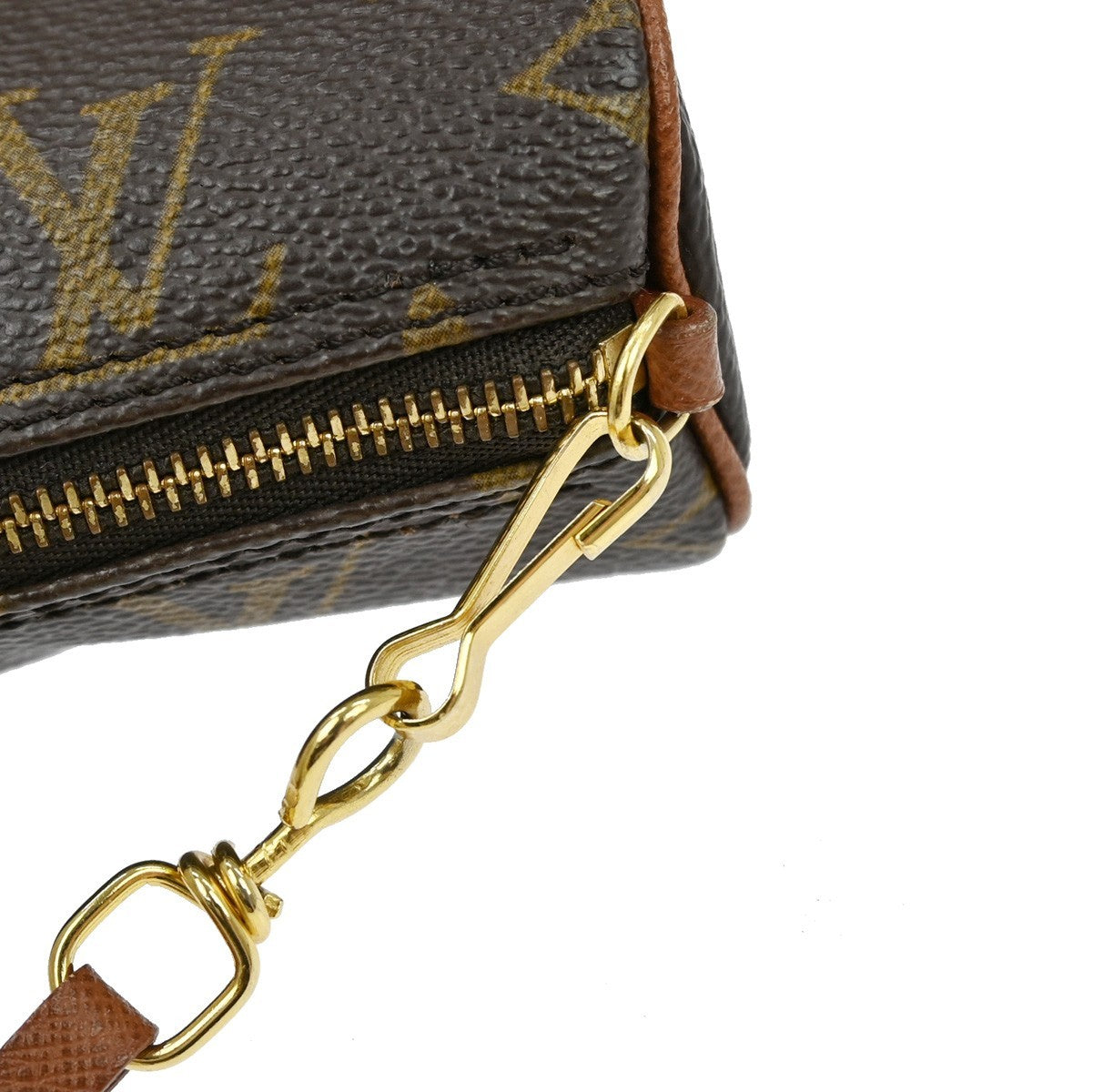 Louis Vuitton Papillon Pochette Monogram Canvas Brown Canvas Clutche & Pouche Bag