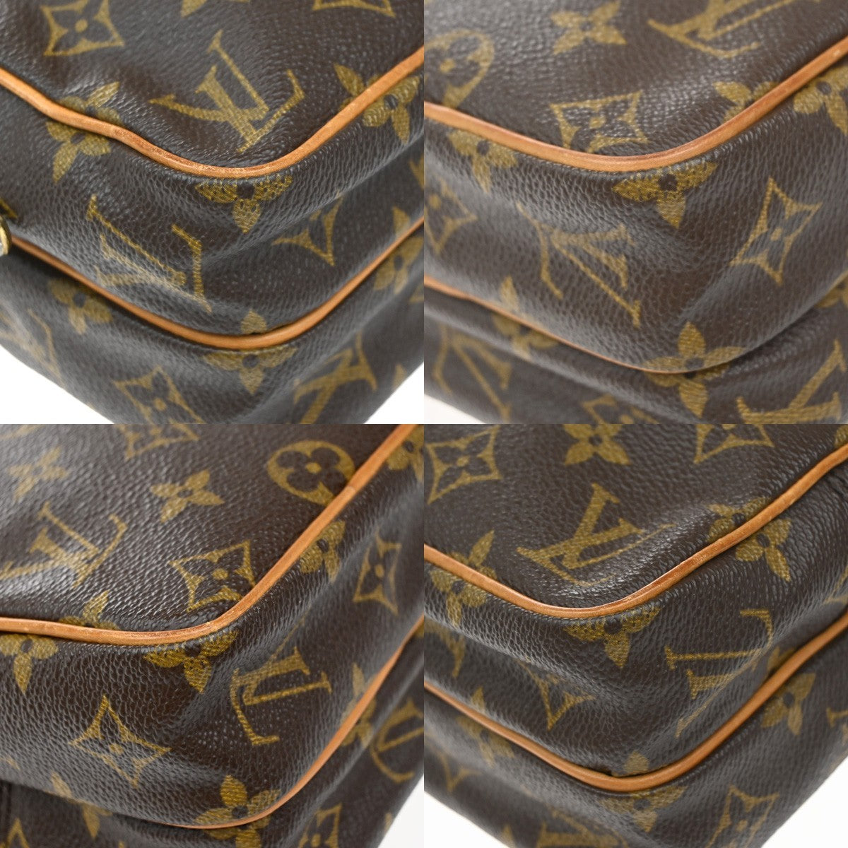 Louis Vuitton Amazone Bag Monogram Canvas Brown Canvas Shoulder Bag