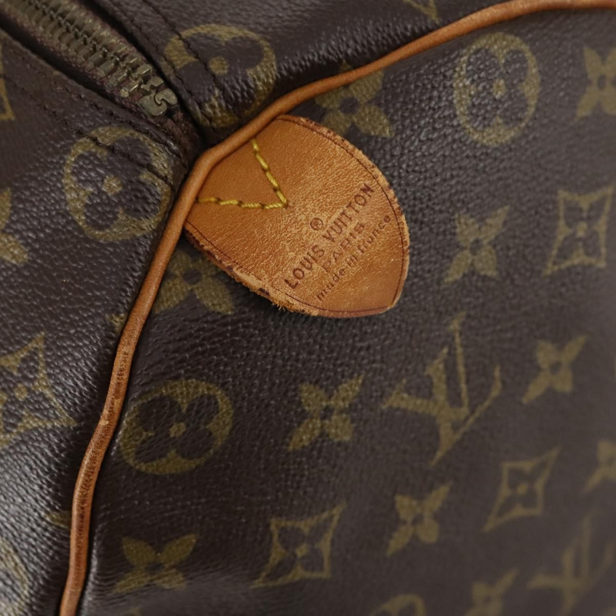 Louis Vuitton Keepall Bag Monogram Canvas Brown Canvas Travel Bag