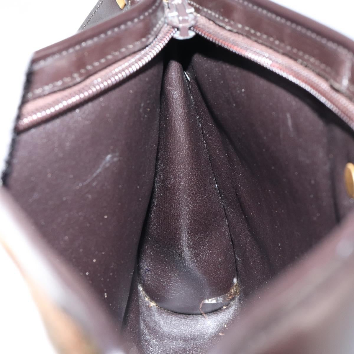Christian Dior Vintage Trotter Shoulder Bag Canvas Brown Canvas Bag (Pre-Owned)