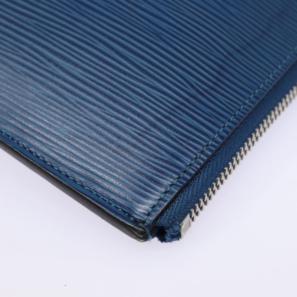 Louis Vuitton Pochette Jour Epi Leather Blue Leather Clutche & Pouche Bag