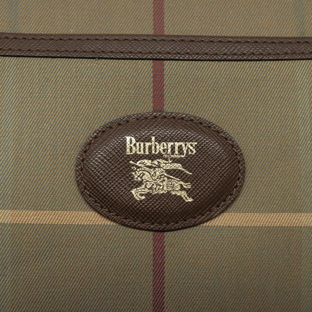 Burberry Nova Check Shoulder Bag Canvas And Leather Beige Canvas Shoulder Bag