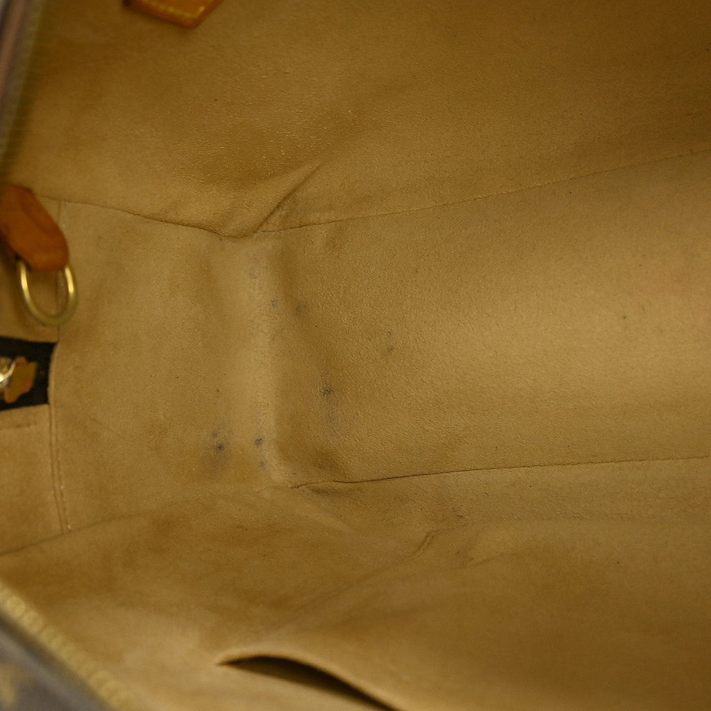 Louis Vuitton Cite Handbag Monogram Canvas Brown Canvas Shoulder Bag