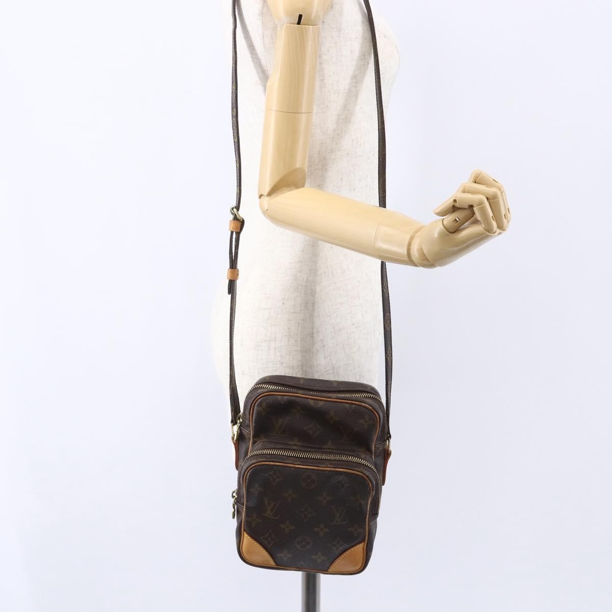 Louis Vuitton Amazone Bag Monogram Canvas Brown Canvas Shoulder Bag