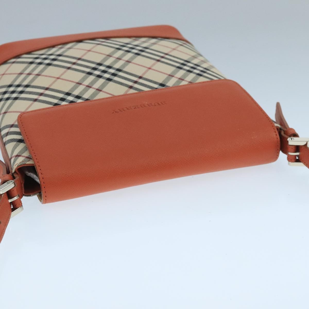 Burberry Nova Check Shoulder Bag Canvas And Leather Beige Canvas Shoulder Bag