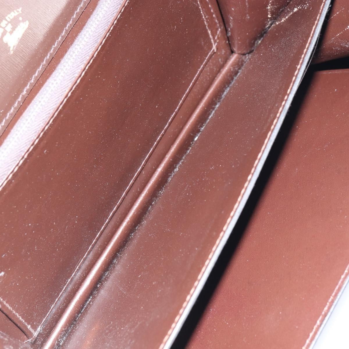 Gucci Vintage Shoulder Bag Leather Brown Leather Shoulder Bag Bag (Pre-Owned)