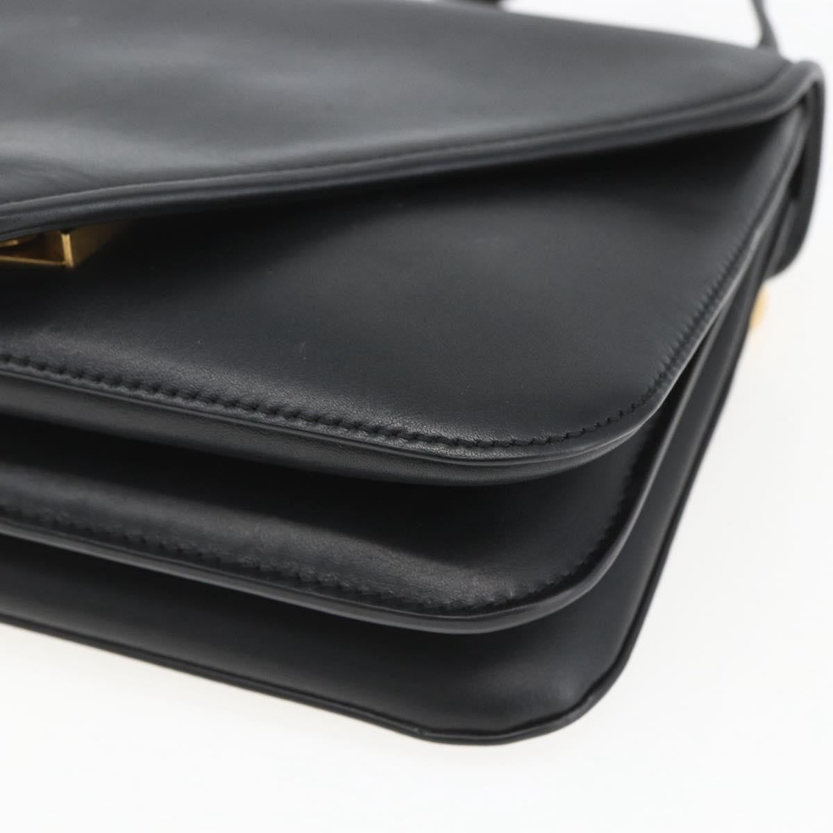 Bottega Veneta Mount Shoulder Bag Leather Black Leather Shoulder Bag Bag