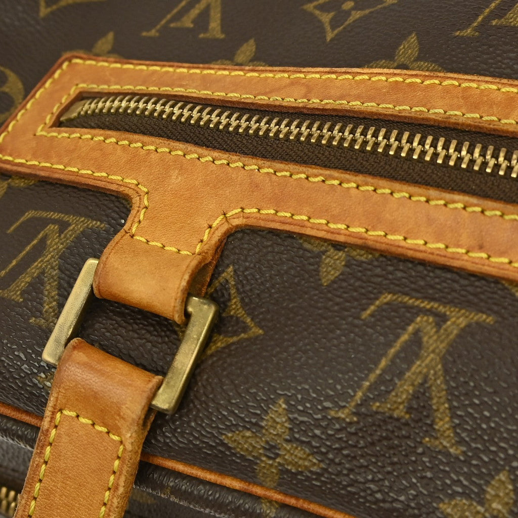 Louis Vuitton Cite Handbag Monogram Canvas Brown Canvas Shoulder Bag