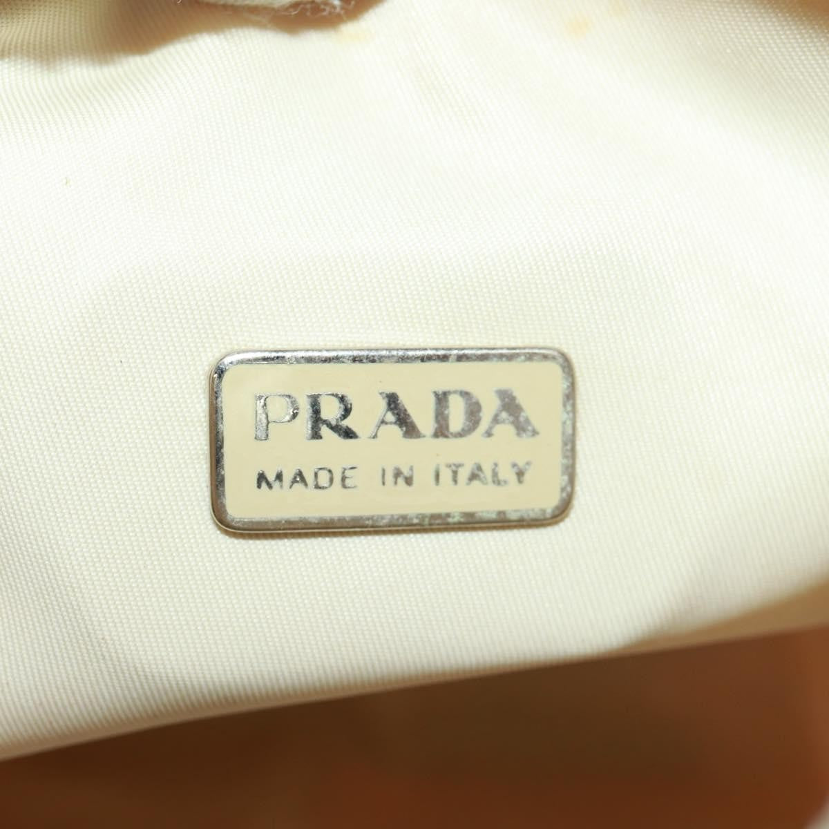Prada Hobo Tessuto Beige Nylon Handbag