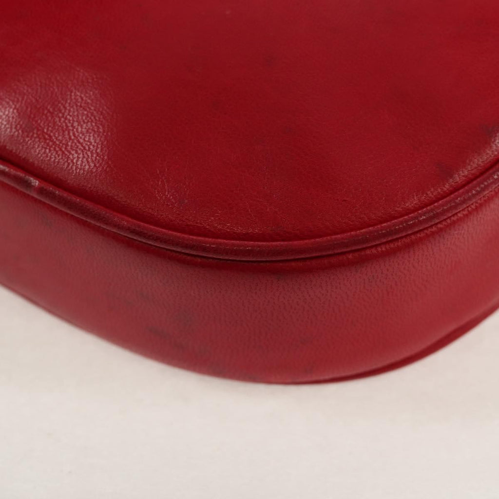 Chanel Vintage Oval Cc Tassel Crossbody Bag Leather Red Leather Shoulder Bag Bag