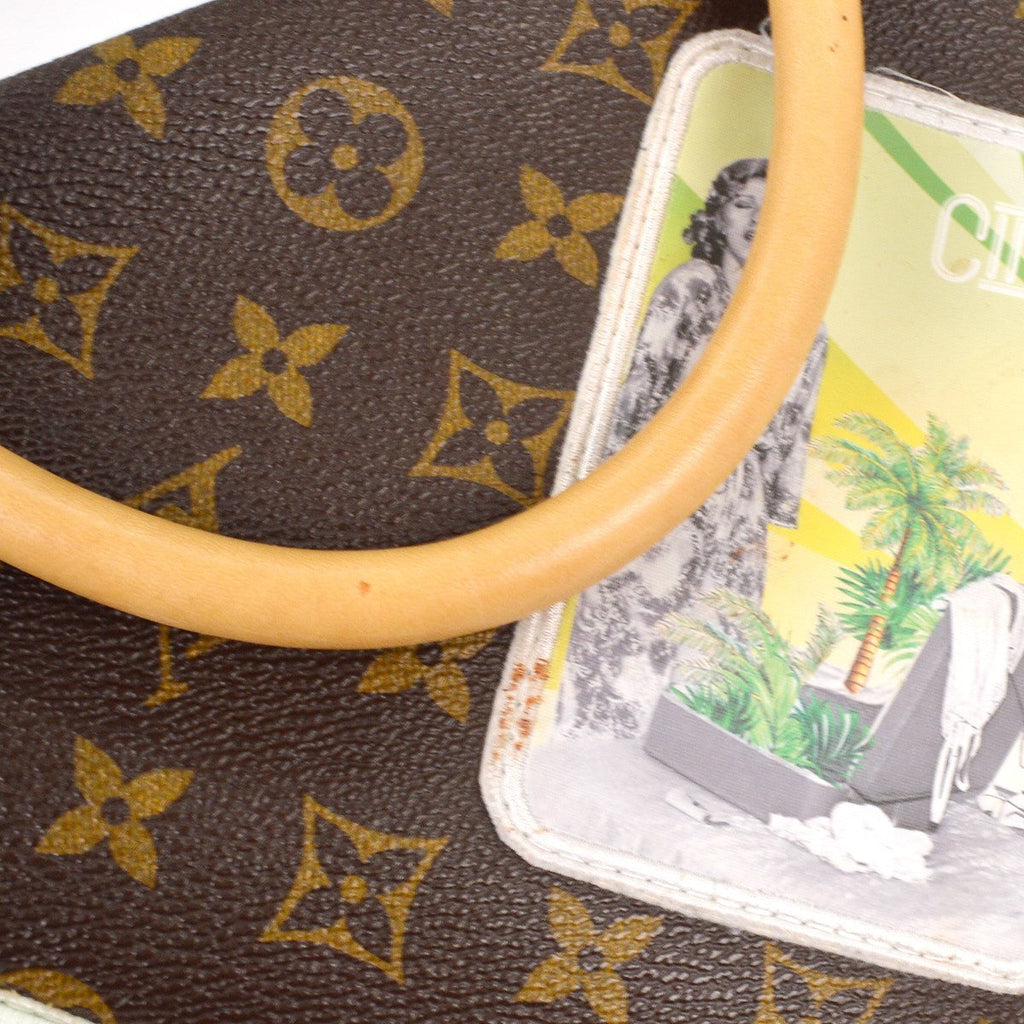 Louis Vuitton Cindy Sherman Camera Messenger Bag Patch Embellished Monogram Canvas Brown Canvas Handbag