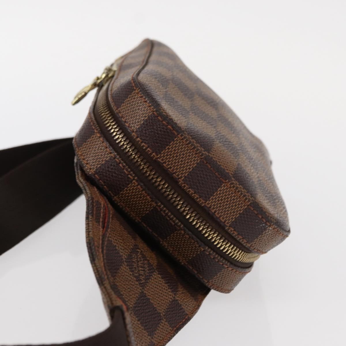 Louis Vuitton Geronimos Waist Bag Damier Brown Canvas Shoulder Bag