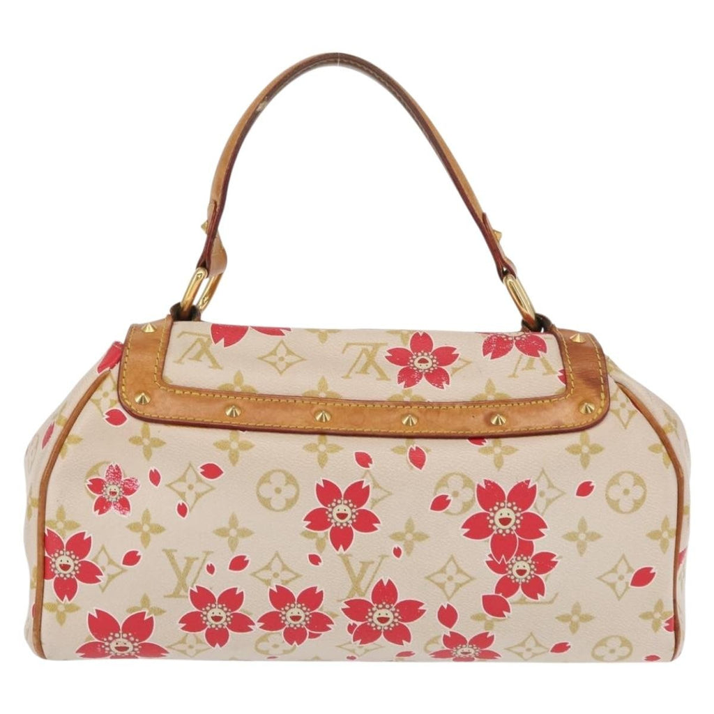 Louis Vuitton Retro Bag Limited Edition Cherry Blossom Monogram White Canvas Handbag
